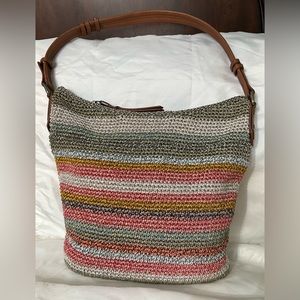 The Sak Sequoia Crochet Hobo  Handbag Medium (genuine)